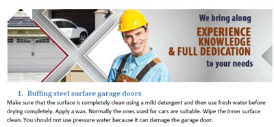 Tips - Garage Door Repair Mamaroneck